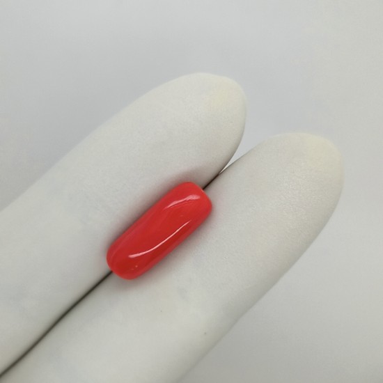 Coral (Moonga) 6.45 Ct Lab Tested Coral (Moonga) 6.45 Ct Lab Tested